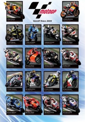 Moto GP Riders 2009 Motorbike Poster