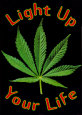 Light Up Your Life Marijuana Poster