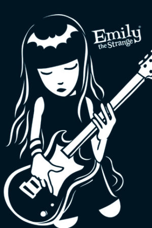 Emily The Strange Guitar Poster (Published 2007, some wear)