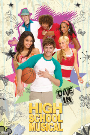 High School Musical 1 Dive In Poster