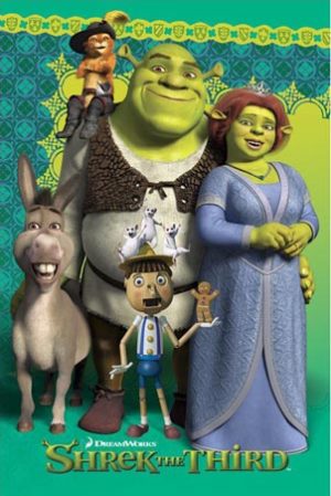 Shrek The Third Cast Poster
