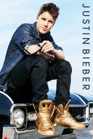 Justin Bieber Car Poster
