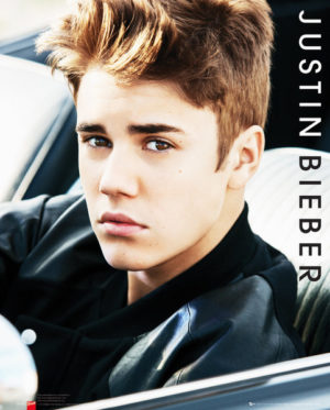 Justin Bieber Car Pin-Up Mini Poster