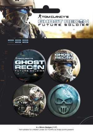 Tom Clancy Ghost Recon Future Soldier Badge 4 Pack