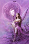 Lilac Fairy Poster (Published mid 2000s, some wear)