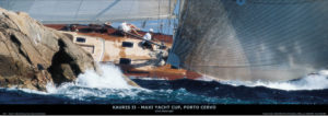 Kauris II Maxi Yacht Cup In Porto Cervo Italy by Carlo Borlenghi Photographic Print