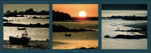 Brittany France Triptych by Laurent Pinsard Photographic Print