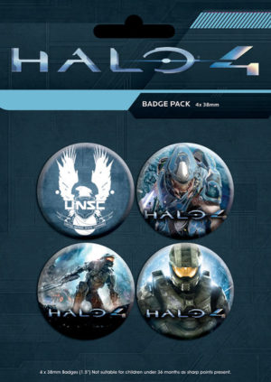 Halo 4 Badge 4 Pack