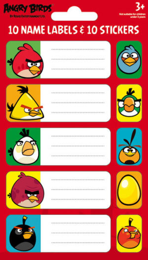 Angry Birds Labels Sticker Pack