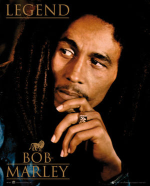 Bob Marley Legend Album Cover Mini Poster