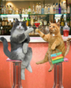 Cocktail Cats Mini Poster