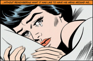 Crying Woman Giant Art Print