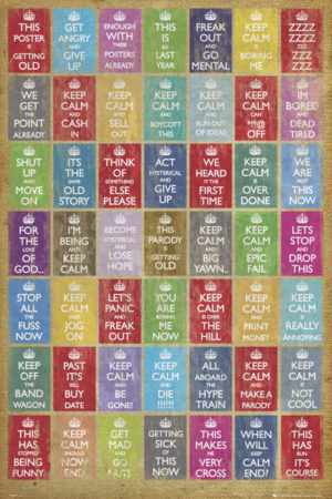 Keep Calm Anti Poster