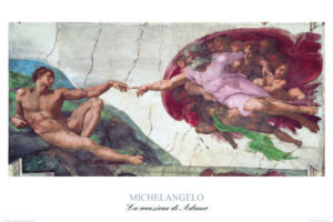 Michelangelo - The Creation Of Adam Art Print