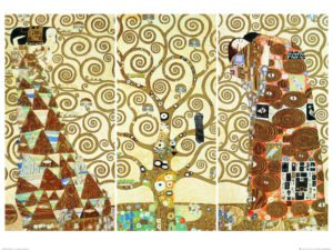 Gutsav Klimt - The Tree of Life Stoclet Frieze Art Print