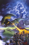 Dragon Combat Poster (Published 2001, some wear)
