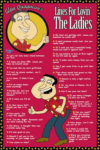 Family Guy Quagmire Lines Poster