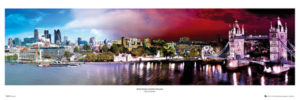 London Day And Night Slim Poster