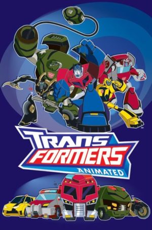 Transformers Animated Dark Blue Poster