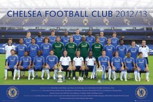 Chelsea Team 2012/2013 WINNERS EUROPA LEAGUE Poster