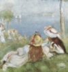 Pierre-Auguste Renoir - Girls on the Seashore Art Print