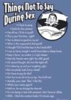 Things Not To Say Sex