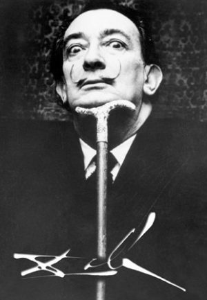 Salvador Dali Portrait Poster
