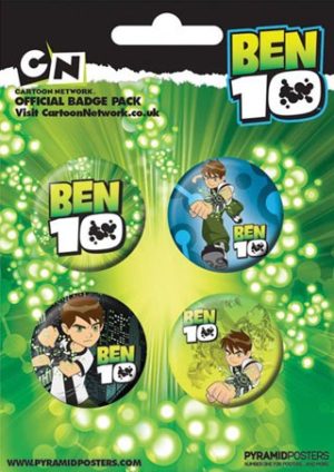 Ben 10 Badge 4 Pack