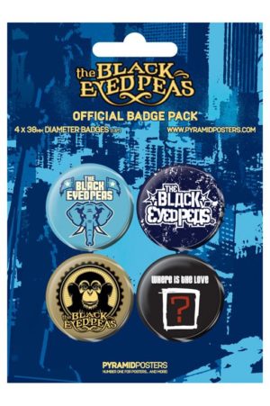The Black Eyed Peas Badge 4 Pack