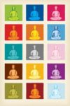 Buddha Pop Art Poster