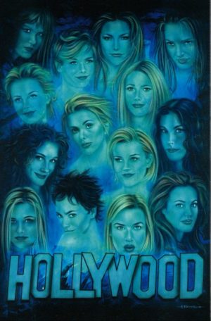 Herbert Beyer - Hollywood The Girls Mini Poster