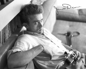 James Dean Camera Mini Poster