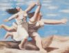 Pablo Picasso - Two Women Running on the Beach Art Print