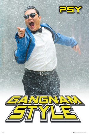 Psy Gangnam Snow Poster