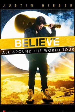 Justin Bieber World Tour Poster
