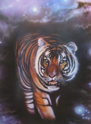 Cosmic Tiger Poster (Published 1999, some wear)