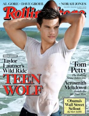 Rolling Stone Cover Taylor Lautner Mini Poster