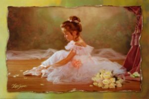 Lisa Jane - Peaceful Ballerina Mini Poster