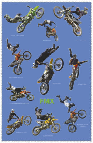 Freestyle Motocross FMX Motorbike Poster