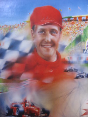 Michael Schumacher the Champion Poster