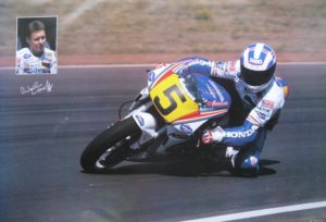 Moto GP Wayne Gardner Motorbike Poster (Published 1991, some wear)