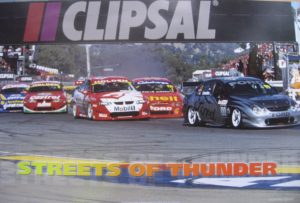 Streets of Thunder Car Poster