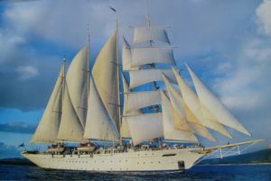 Tall Ship Under Sail Poster