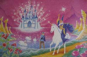 Michael Chadwick - Wizard and Unicorn Poster