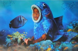 Underwater Baby Poster
