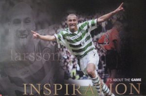 Celtic Henrik Larsson Inspiration Poster
