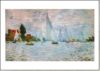 Claude Monet - Regatta at Argenteuil with Bad Weather