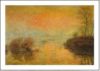 Claude Monet - Sunset on the Seine, 1874 Art Print
