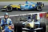 Fernando Alonso Collage Car Poster
