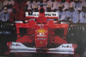 New Ferrari 2001 Car Poster